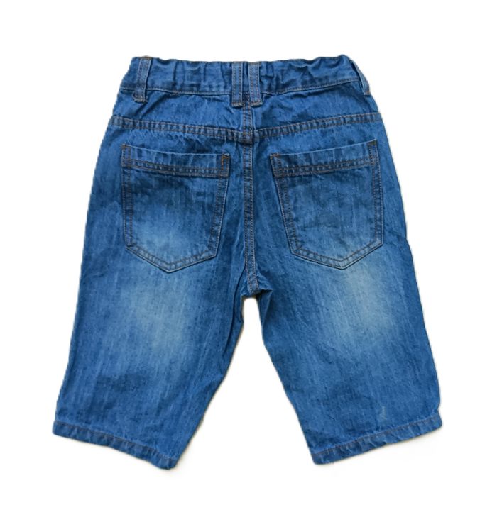 Short en jean bleu délavé. La Redoute. Taille 8 ans. 126 cm - photo numéro 7