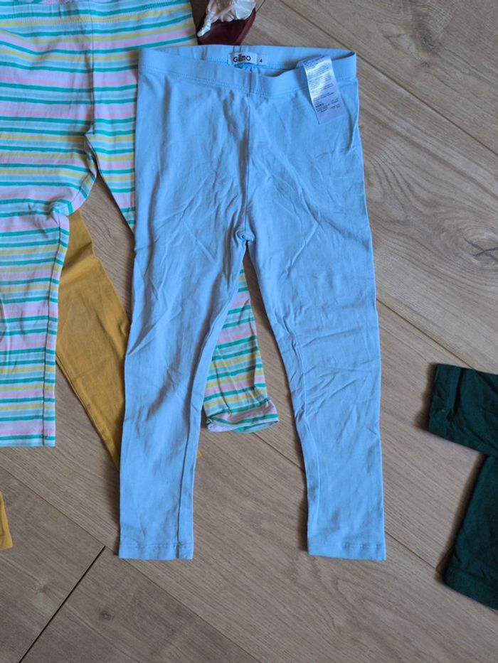 Lot de 4 leggings 4 ans - photo numéro 3