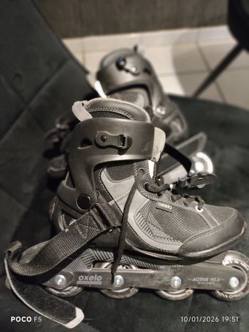 Rollers noir taille 39 oxelo mixte