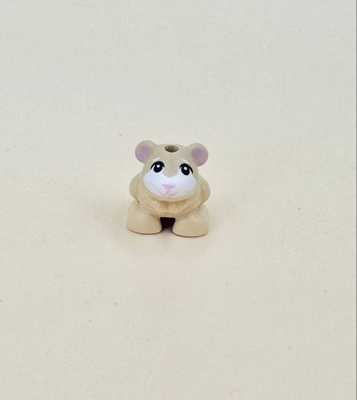 Lego animaux Friends : Souris / Hamster prénommé Jellybean (oreilles et museau rose) - NEUF
