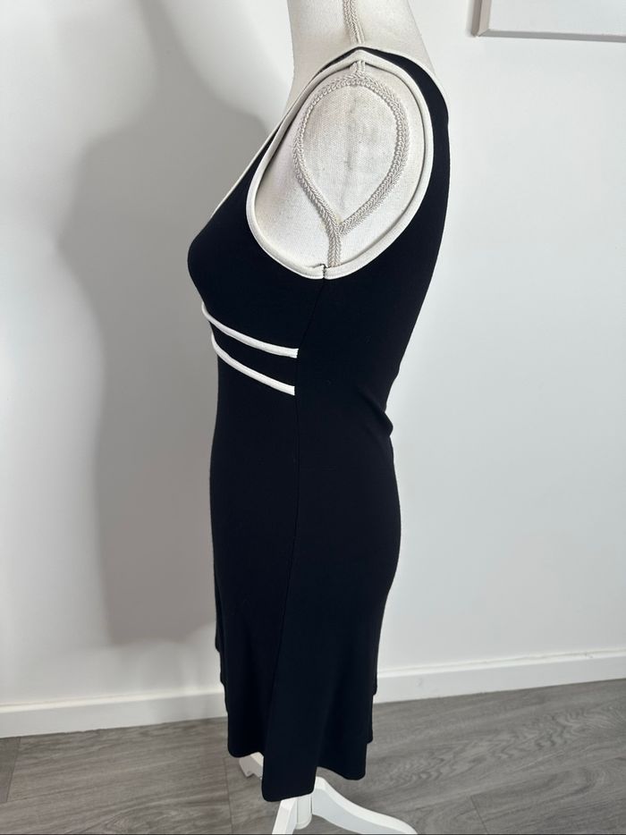 Robe rétro pin-up noire et blanche Vintage T38 M - photo numéro 3