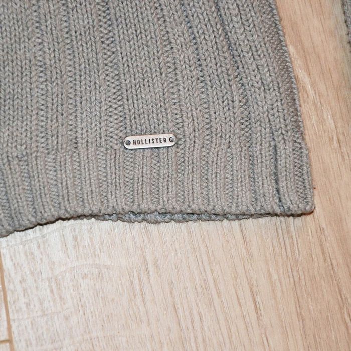 Hollister California Gilet Crop Top Femme Gris Taupe (Taille M) - photo numéro 4