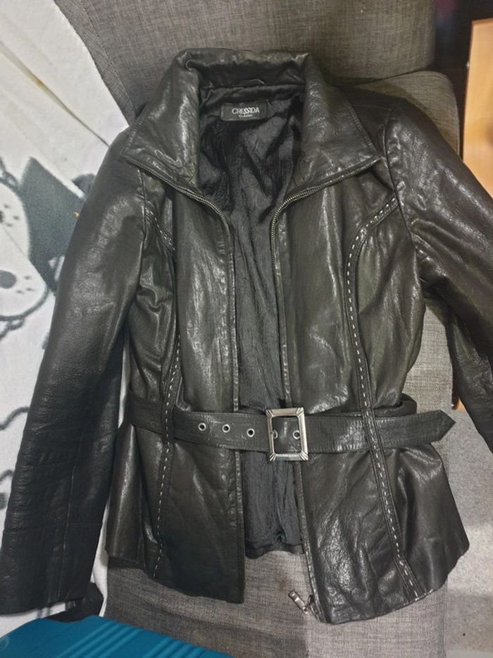 Veste en cuir