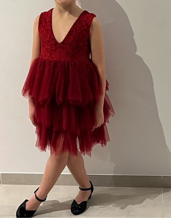 Robe fille pour fête de Noël