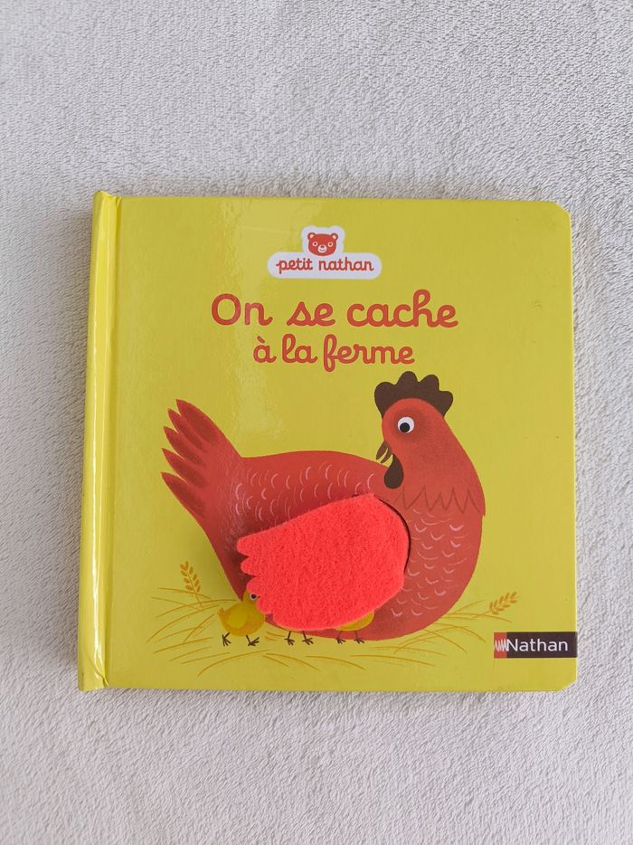 Livre On se cache à la ferme Petit Nathan - photo numéro 2