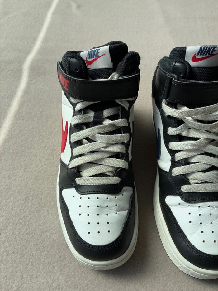 Nike court Borough Mid 2 noir et blanc homme taille 39 en très bon état - photo numéro 5