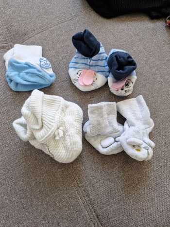 Lot de 4 chaussons