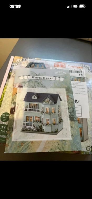 Kit Miniature DIY Maison de Poupée - Warm House (Neuf)