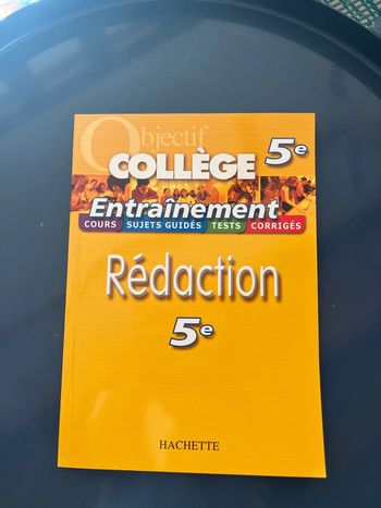 Livre rédaction 5 eme