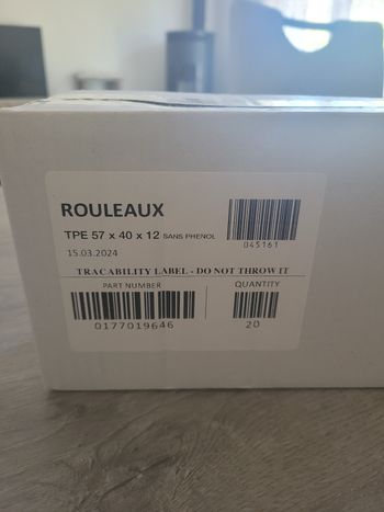 Rouleau à Carte Bleu