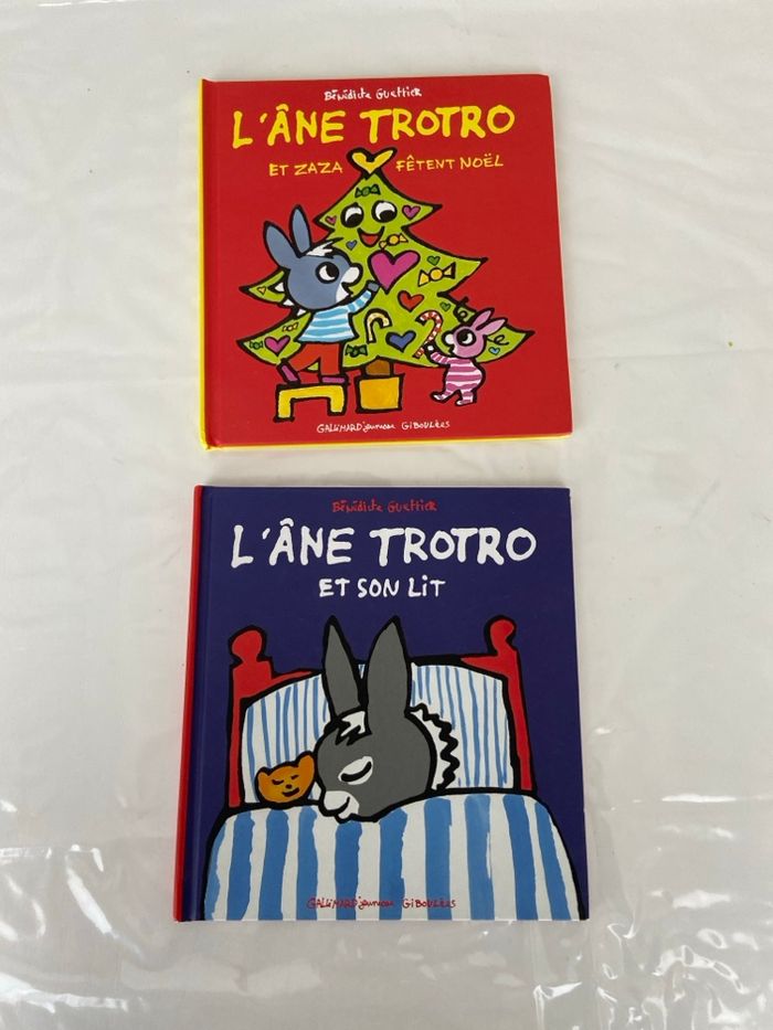 Lot de 2 livres L’Âne Trotro