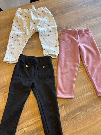 Pantalon fille lot de 3