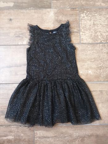 Robe de fête soirée anniversaire mariage Noël Fille 6 ans paillettes tulle In Extenso