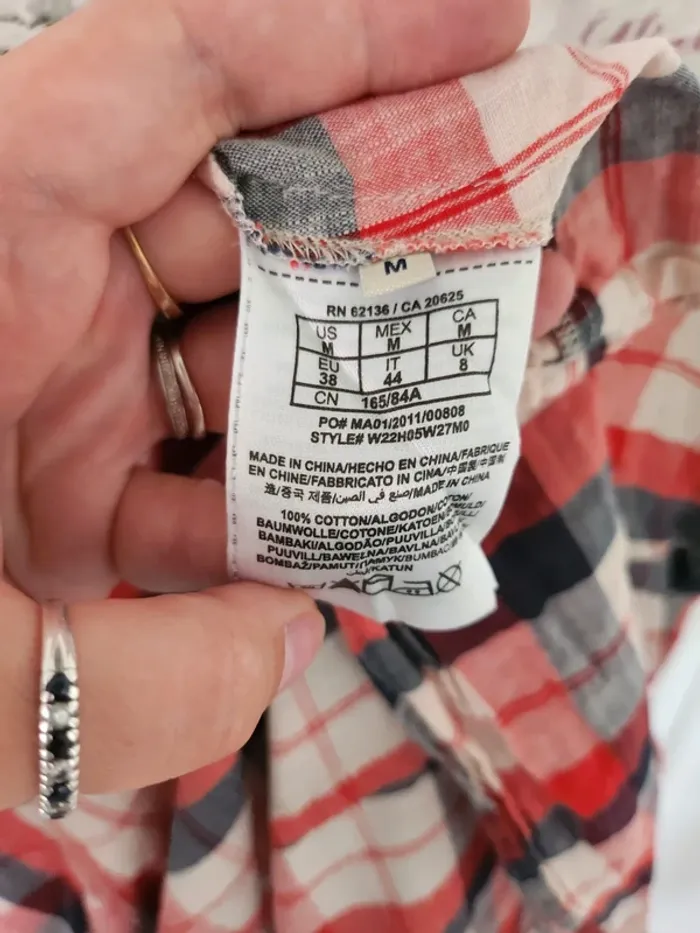 Superbe Chemise à Carreaux ML de marque Guess et de taille 38 - photo numéro 6