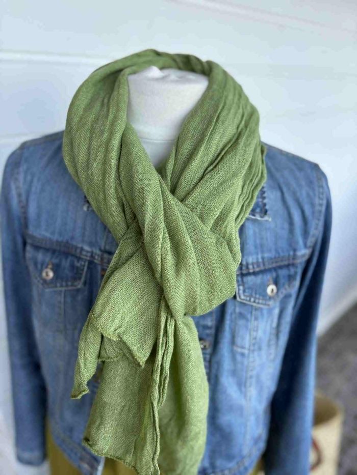 Écharpe Laine - Vert Claire N°8