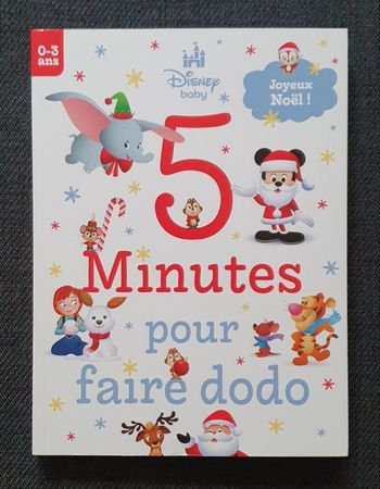 Grand Album illustré "5 Minutes pour faire Dodo - Joyeux Noël!" (Dès 18 mois) / Disney