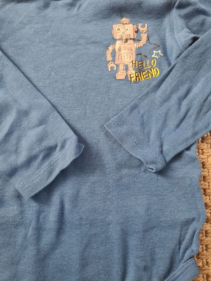 Lot de 2 bodies manches longues - 24 mois - photo numéro 6