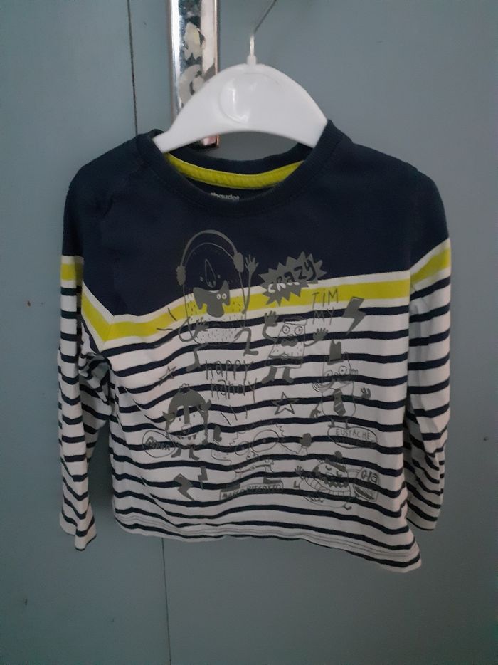 T shirt manche longue 3 ans marque vert baudet