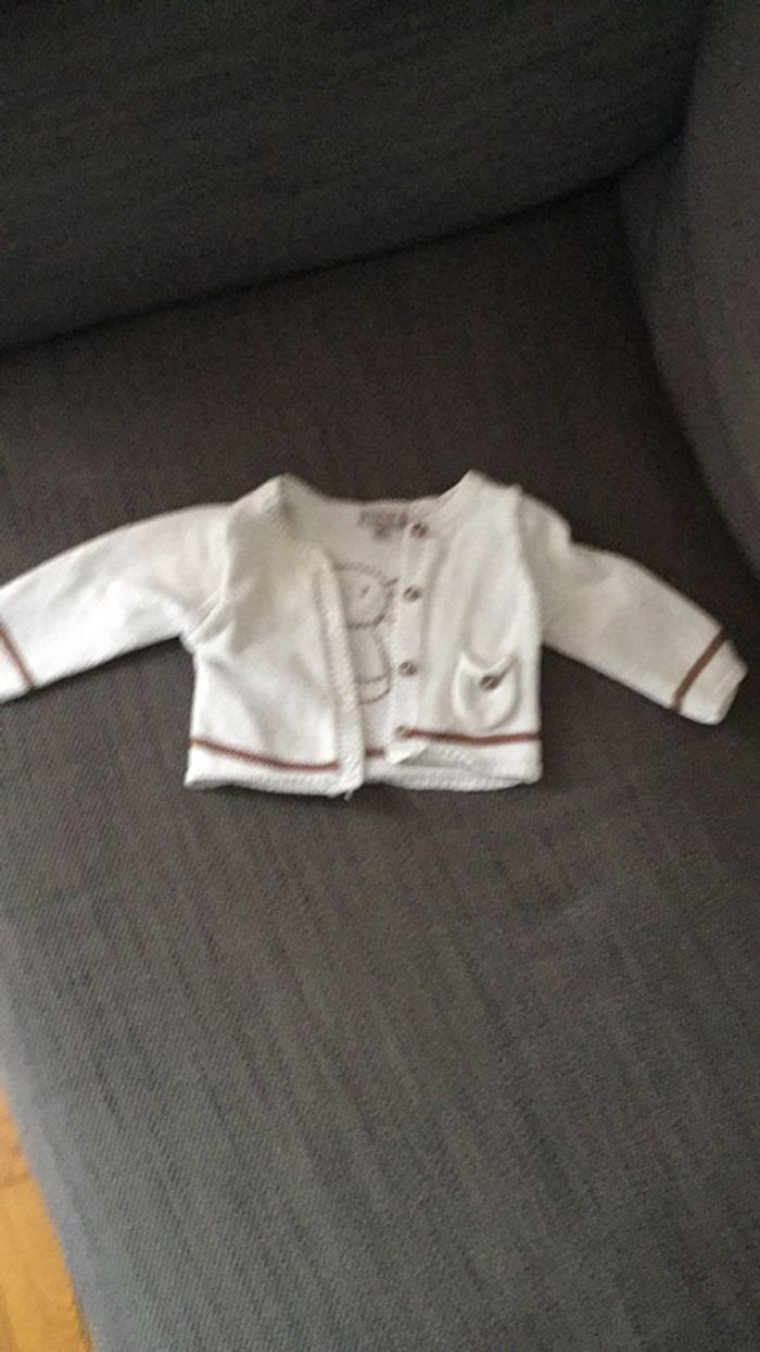 Veste bébé 1 mois