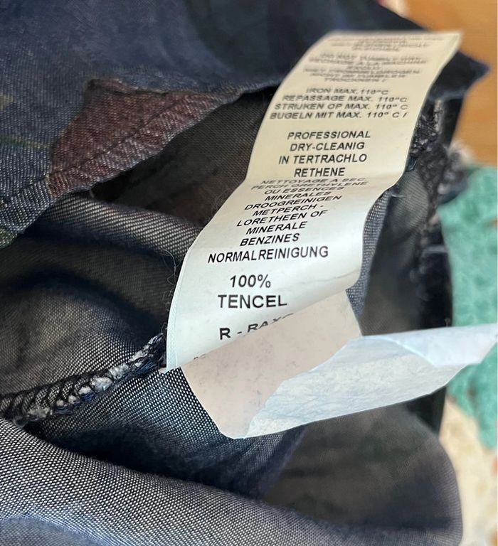 👗 Robe LolaLiza – Taille 42 100% tencel – Effet jean fleuri – Fluide et confortable 👗 - photo numéro 5