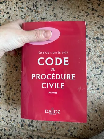 Livre, édition, limitée, 2022, code de procédure civile