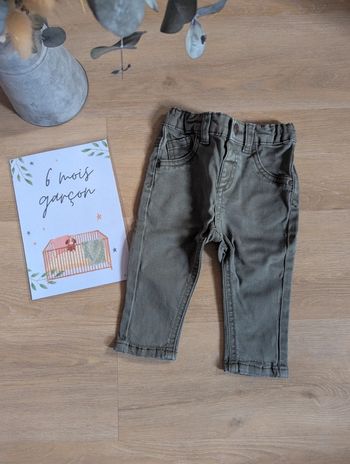 Pantalon Kiabi kaki 6 mois