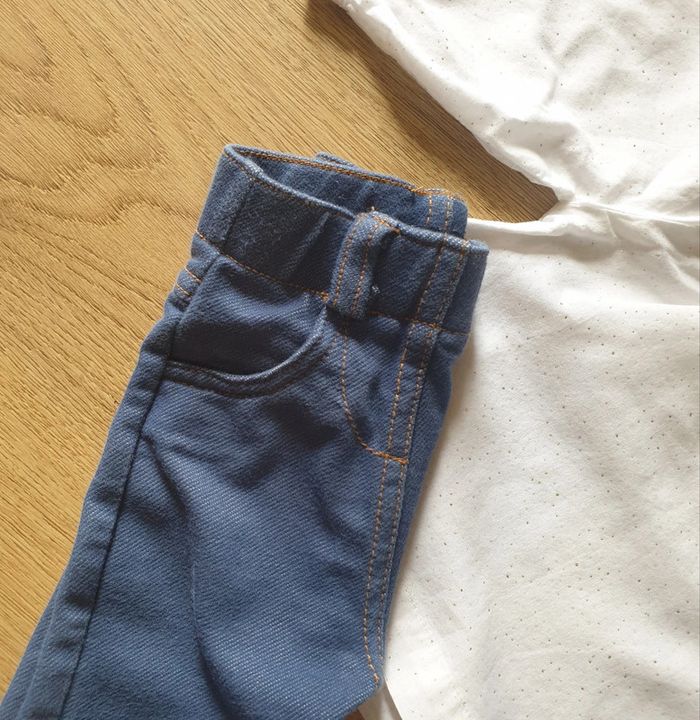 🩷 Ensemble chemisier jegging 1 mois Kiabi #emyfleury_1moisfille - photo numéro 4