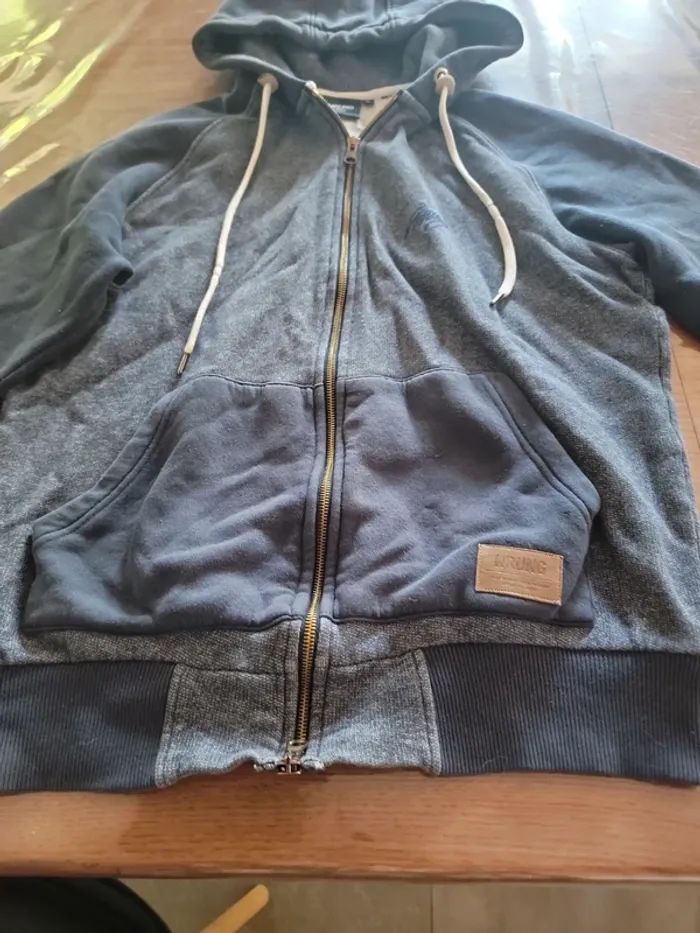 Sweat zippé homme taille M - photo numéro 4