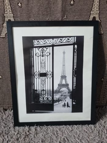 Tableau paysage de Paris vintage