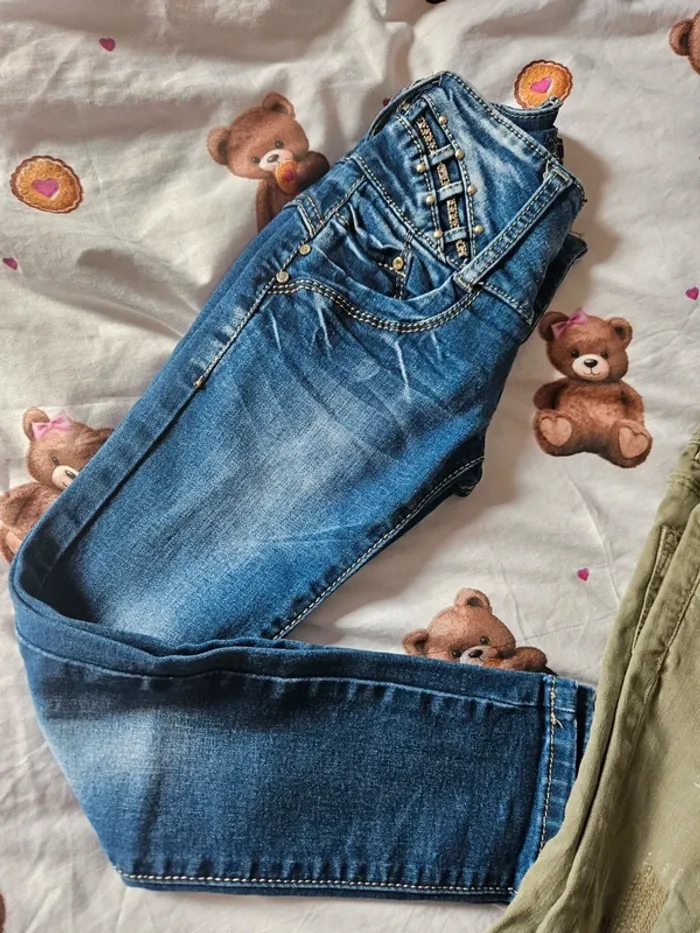 Lot jeans fille - photo numéro 2