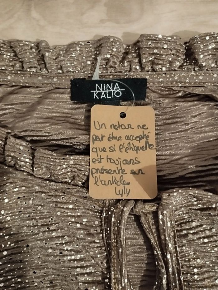 Blouse manches longues Nina Kalio taille 4 - photo numéro 7