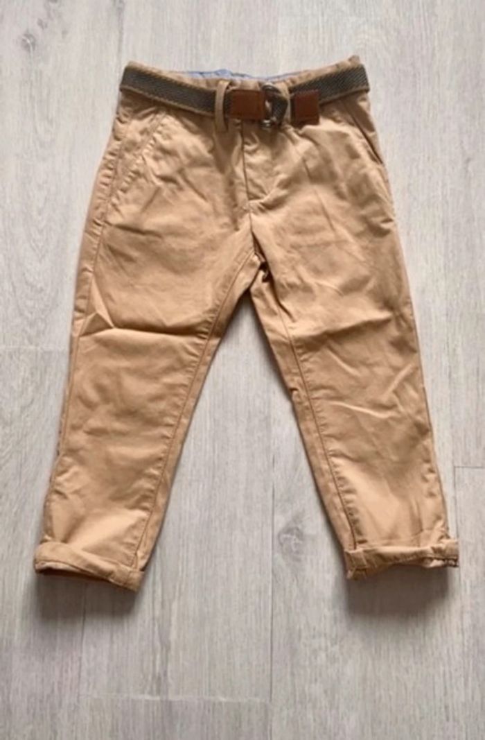 Pantalon droit avec ceinture - photo numéro 2