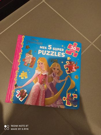 Livre puzzle princesse