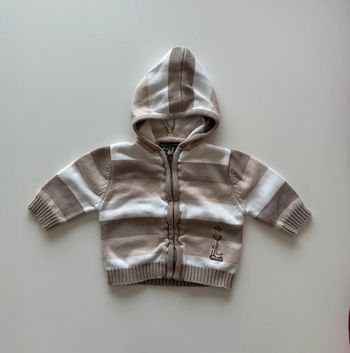 Gilet garçon à capuche avec zip - 3 mois - Tout compte fait