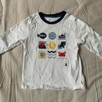 Tee shirt manches longues obaibi 12mois