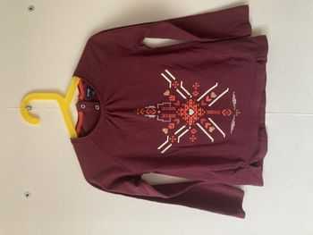 Tee-shirt imprimé manches longues taille 4 ans