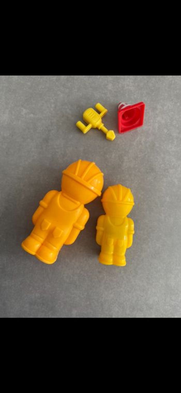 Figurine ouvriers de chantier - photo numéro 3