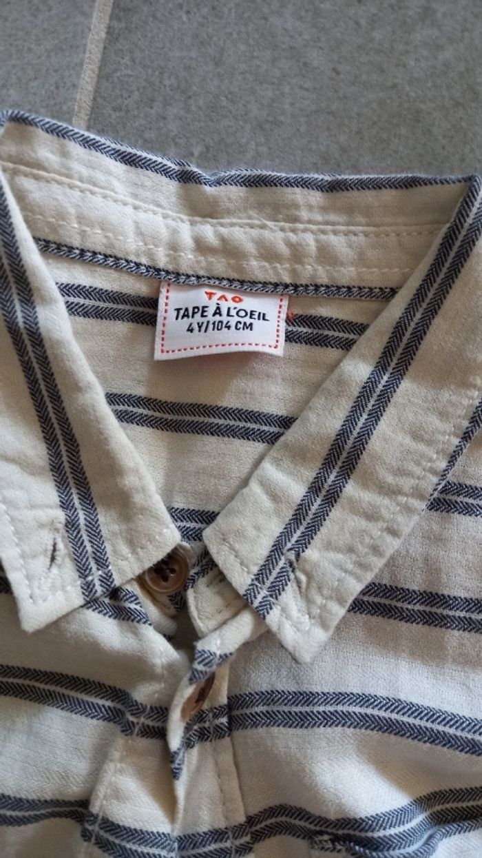 Chemise Garçon Taille 4 Tape à l'oeil - photo numéro 2