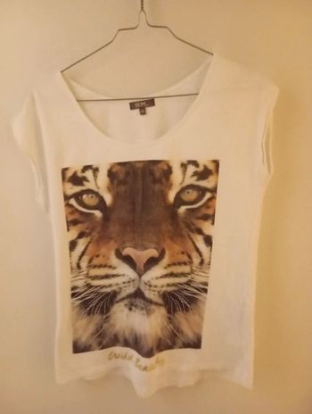 Tee shirt félin grain de malice taille 34