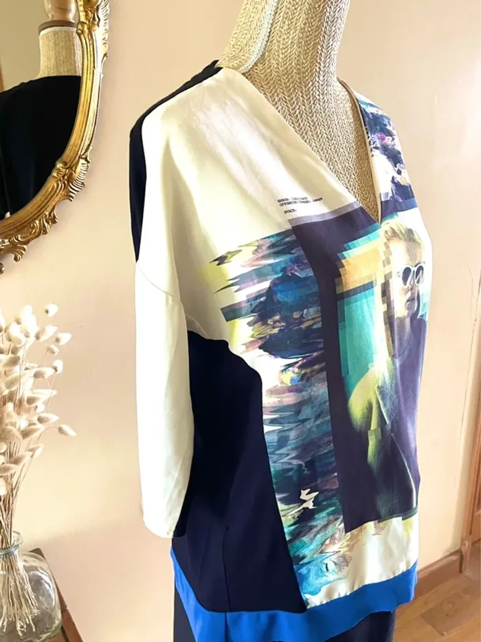 Sublime Haut graphique Zara - style arty et original