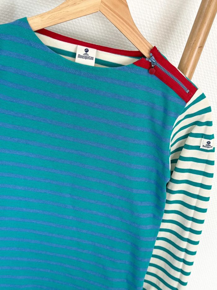 Pull marinière bicolore Zipé Mousqueton Taille 12 ans - photo numéro 2