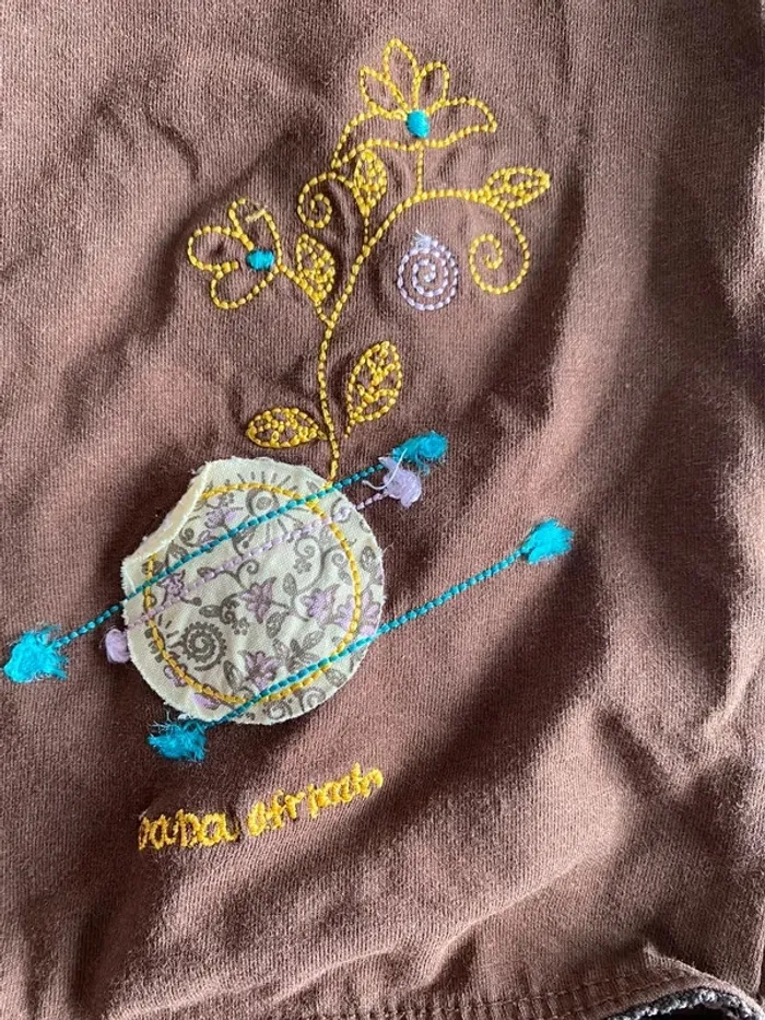 Teeshirt marron baba africain sergent major 4 ans - photo numéro 2