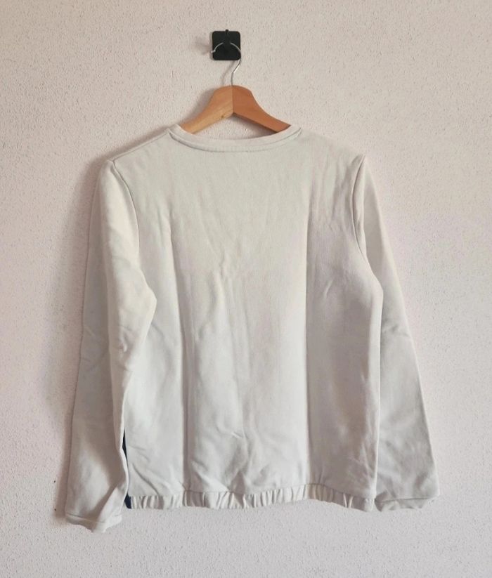 Sweat fille 14 ans – Okaïdi – bleu marine/blanc – comme neuf - photo numéro 5