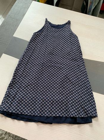 Robe été marine fleuri 10 ans