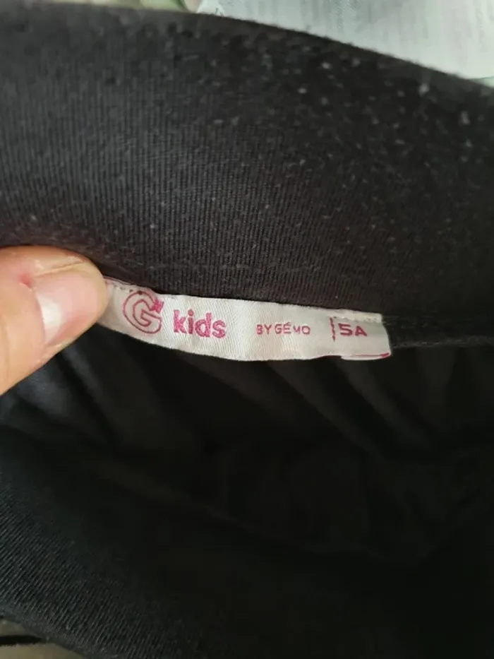 Pantalon pantacourt sarouel gym g kids gemo taille 5 ans - photo numéro 3