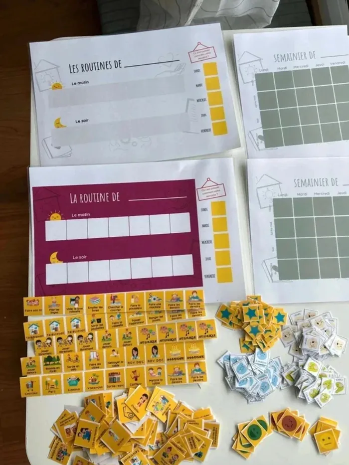 Lot fiches routines - photo numéro 2