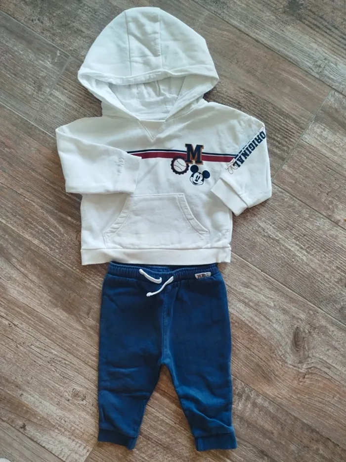 Ensemble bébé garçon Mickey 12 mois