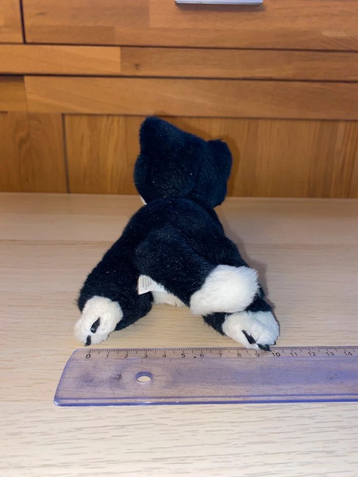 Petite peluche figaro chat Pinocchio Disney store mini bean bag - photo numéro 3