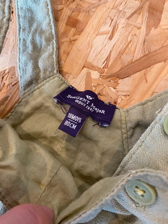 Salopette short 18 mois Sergent Major - photo numéro 5