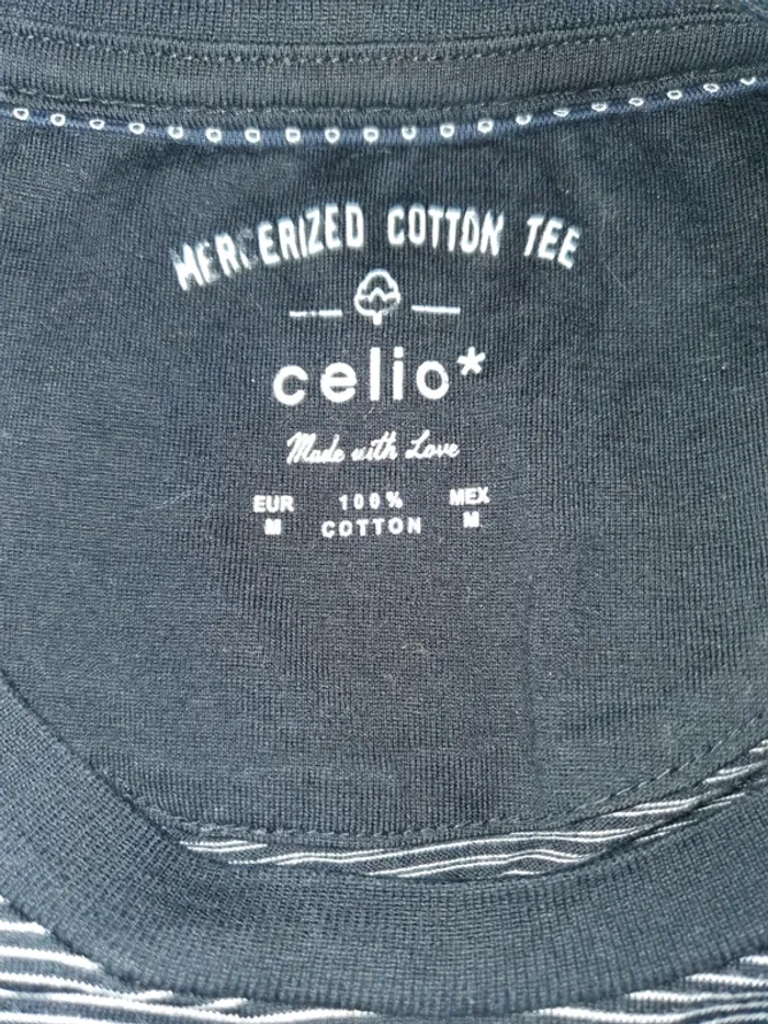 T shirt rayé Homme Celio - photo numéro 3